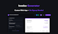 build a custom invoice generator web app for your business