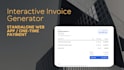 a premium interactive HTML invoice generator standalone tool