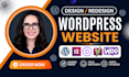 do wordpress business website wordpress blog website peptide website design