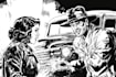 comic book illustration with comic book