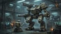 design sci fi mecha and robot concept art