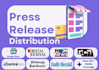 publish, write, distribute press release to top news outlets