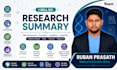 write professional medical research summaries