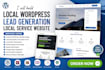 build local wordpress lead generation local service website