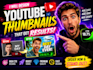 design mind blowing  thumbnails in 2 hours only