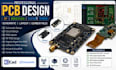 create pcb design, esp32, rigid flex pcb layout and circuit, schematics on kicad
