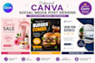 design professional canva social media posts
