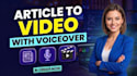 convert articles into youtube videos with fast delivery
