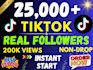get you 20,000 tiktok followers high quality service