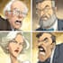 create political and editorial cartoons
