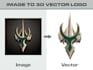 do vector tracing, 3d vector logo, vectorize image to svg, eps, ai vector file