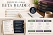 beta read your manuscript and provide feedback