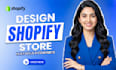 design shopify store, create shopify website, shopify dropshipping store