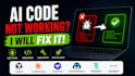 fix bugs in your ai generated app, website project