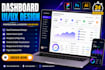 create professional dashboard UI UX design in figma