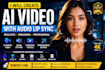 create ai videos with audio lip sync