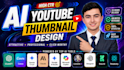 be your expert youtube thumbnail and graphic designer