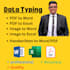 convert PDF images handwritten to word or excel document with great accuracy