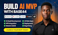 build ai saas mvp using base44, lovable, bolt, replit and v0
