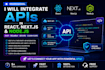 integrate apis in react nextjs and nodejs applications