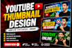 design professional youtube thumbnails that get clicks