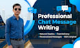 write engaging chat messages and dating conversation replies