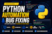 develop python automation scripts and fix python bugs