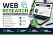do web research, data collection and internet research