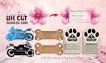 design custom die cut business card