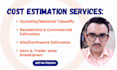 do quantity takeoffs and cost estimation for contractors