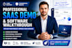 create a professional saas demo, walkthrough and app explainer