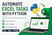 automate excel tasks using python