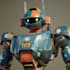 draw custom mecha robot