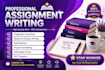 write professional assignments, reports and essays