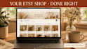 set up and optimize your complete etsy shop