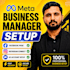 setup meta business manager facebook page and ads account