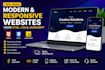 create a responsive website using HTML CSS javascript