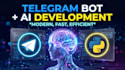 create a custom telegram bot with python and ai