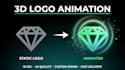 create a stunning 3d cinematic logo reveal animation