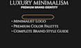 design a luxury minimalist logo identity