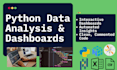 do python data analysis and visualization dashboard