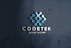 design a modern tech logo with source files