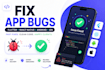 fix flutter react native android and ios app bugs