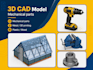 create 3d model using freecad