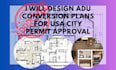 design adu conversion plans for city permit approval USA