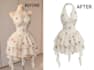 create symmetrical ghost mannequin and neck joint service