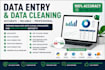 data entry, eda, and machine learning model training