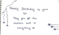 make unique gift card by my handwriting
