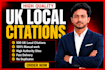 do manually build 500 UK local citations to boost local SEO