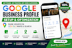 set up and optimize your google business profile
